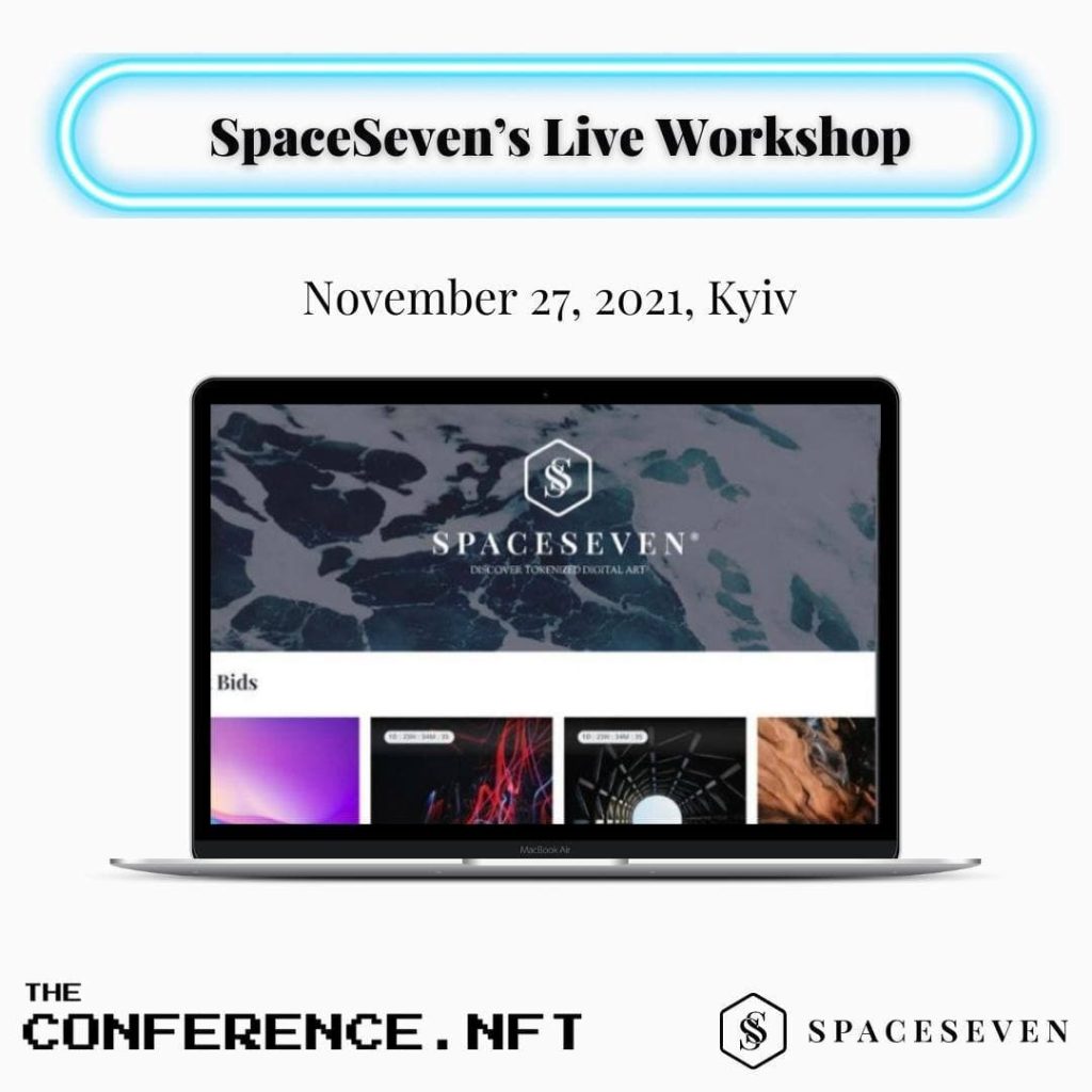 The Conference.NFT announces SpaceSeven’s Live Workshop For All Artists on 27th November